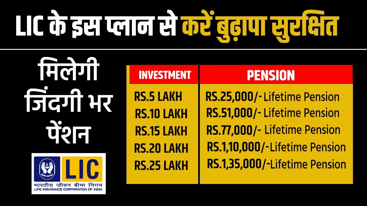 LIC Saral Pension Yojana: LIC की इस स्कीम में एकबार पैसा लगाने पर मिलेंगे ₹12000 वो भी जीवन भर,जाने कैसे।